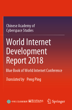 Couverture de l’ouvrage World Internet Development Report 2018