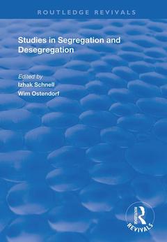 Couverture de l’ouvrage Studies in Segregation and Desegregation