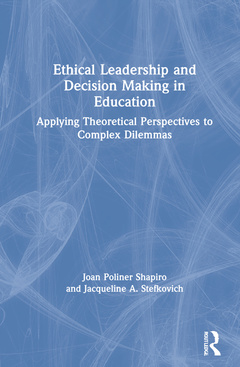 Couverture de l’ouvrage Ethical Leadership and Decision Making in Education