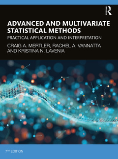 Couverture de l’ouvrage Advanced and Multivariate Statistical Methods