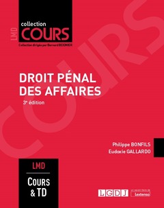 Cover of the book Droit pénal des affaires