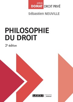 Cover of the book Philosophie du droit