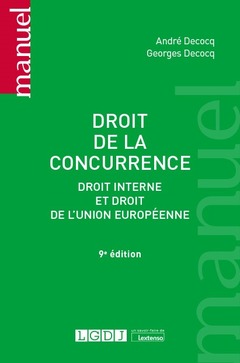 Cover of the book Droit de la concurrence