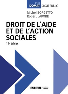 Couverture de l’ouvrage Droit de l'aide et de l'action sociales