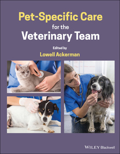 Couverture de l’ouvrage Pet-Specific Care for the Veterinary Team
