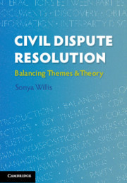 Couverture de l’ouvrage Civil Dispute Resolution