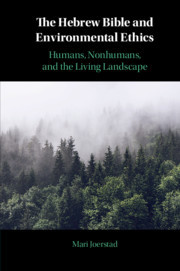 Couverture de l’ouvrage The Hebrew Bible and Environmental Ethics