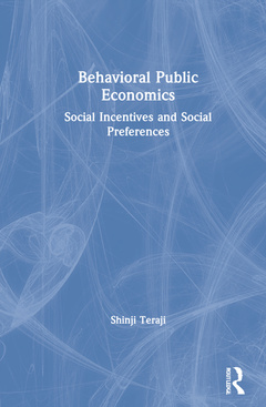 Couverture de l’ouvrage Behavioral Public Economics