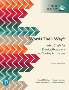 Couverture de l’ouvrage Word Study for Phonics, Vocabulary, and Spelling Instruction, Global Edition