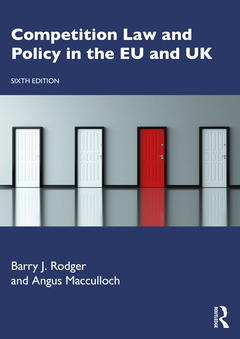 Couverture de l’ouvrage Competition Law and Policy in the EU and UK