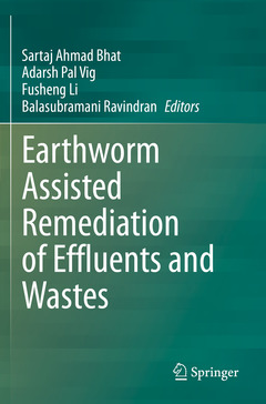Couverture de l’ouvrage Earthworm Assisted Remediation of Effluents and Wastes