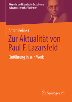 Couverture de l’ouvrage Zur Aktualität von Paul F. Lazarsfeld