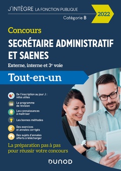 Cover of the book Concours Secrétaire administratif et SAENES - 2022 - Tout-en-un
