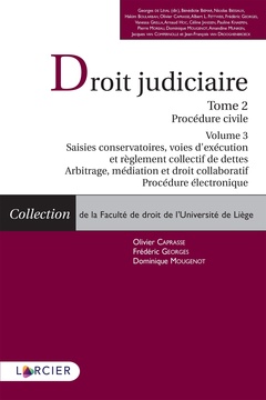 Couverture de l’ouvrage Droit Judiciaire Procédure civile - Tome 2