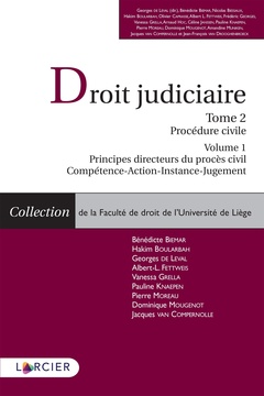 Couverture de l’ouvrage Droit Judiciaire Procédure civile - V1 - Tome 2