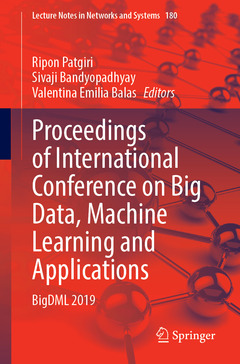 Couverture de l’ouvrage Proceedings of International Conference on Big Data, Machine Learning and Applications