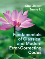 Couverture de l’ouvrage Fundamentals of Classical and Modern Error-Correcting Codes