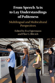 Couverture de l’ouvrage From Speech Acts to Lay Understandings of Politeness