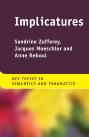 Cover of the book Implicatures