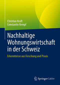 Couverture de l’ouvrage Nachhaltige Wohnungswirtschaft in der Schweiz