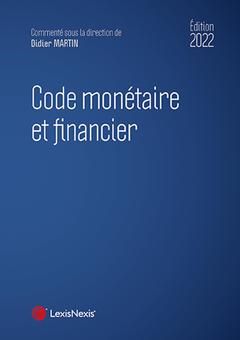 Couverture de l’ouvrage code monetaire et financier 2022