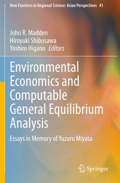 Couverture de l’ouvrage Environmental Economics and Computable General Equilibrium Analysis