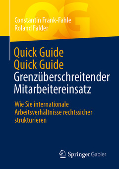 Couverture de l’ouvrage Quick Guide Grenzüberschreitender Mitarbeitereinsatz