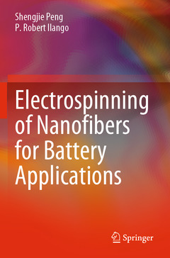 Couverture de l’ouvrage Electrospinning of Nanofibers for Battery Applications