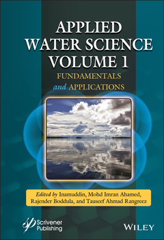 Couverture de l’ouvrage Applied Water Science, Volume 1