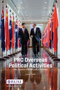Couverture de l’ouvrage PRC Overseas Political Activities