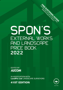 Couverture de l’ouvrage Spon's External Works and Landscape Price Book 2022