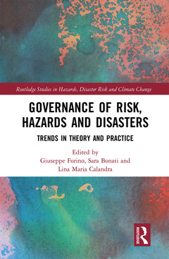 Couverture de l’ouvrage Governance of Risk, Hazards and Disasters