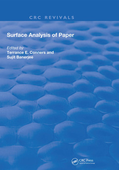 Couverture de l’ouvrage Surface Analysis of Paper