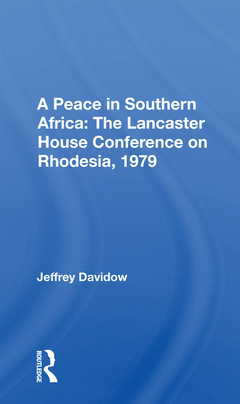 Couverture de l’ouvrage A Peace In Southern Africa