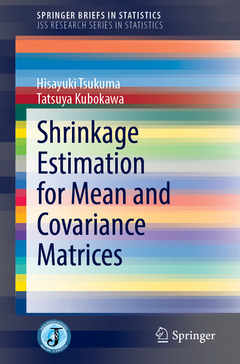 Couverture de l’ouvrage Shrinkage Estimation for Mean and Covariance Matrices