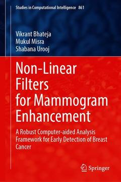 Couverture de l’ouvrage Non-Linear Filters for Mammogram Enhancement