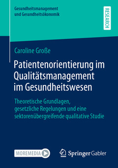 Couverture de l’ouvrage Patientenorientierung im Qualitätsmanagement im Gesundheitswesen