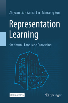 Couverture de l’ouvrage Representation Learning for Natural Language Processing
