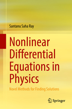 Couverture de l’ouvrage Nonlinear Differential Equations in Physics