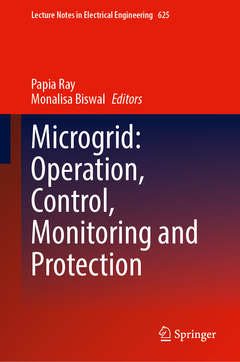 Couverture de l’ouvrage Microgrid: Operation, Control, Monitoring and Protection