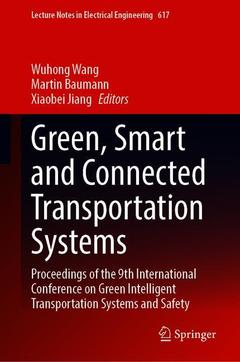 Couverture de l’ouvrage Green, Smart and Connected Transportation Systems