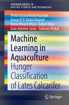 Couverture de l’ouvrage Machine Learning in Aquaculture