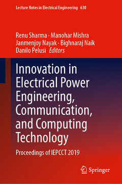 Couverture de l’ouvrage Innovation in Electrical Power Engineering, Communication, and Computing Technology
