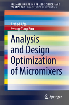 Couverture de l’ouvrage Analysis and Design Optimization of Micromixers