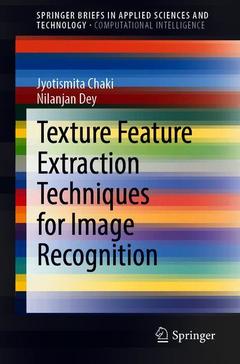 Couverture de l’ouvrage Texture Feature Extraction Techniques for Image Recognition