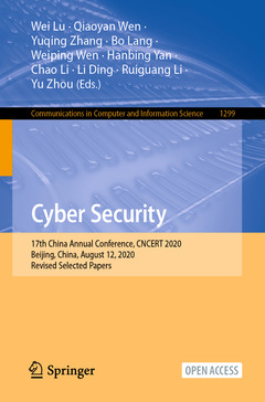 Couverture de l’ouvrage Cyber Security