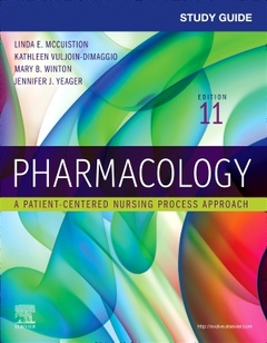 Couverture de l’ouvrage Study Guide for Pharmacology