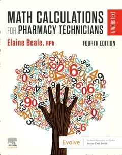 Couverture de l’ouvrage Math Calculations for Pharmacy Technicians