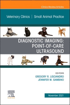 Couverture de l’ouvrage Diagnostic Imaging: Point-of-care Ultrasound, An Issue of Veterinary Clinics of North America: Small Animal Practice