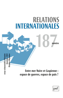 Couverture de l’ouvrage Relations internationales 187 (2021-3)